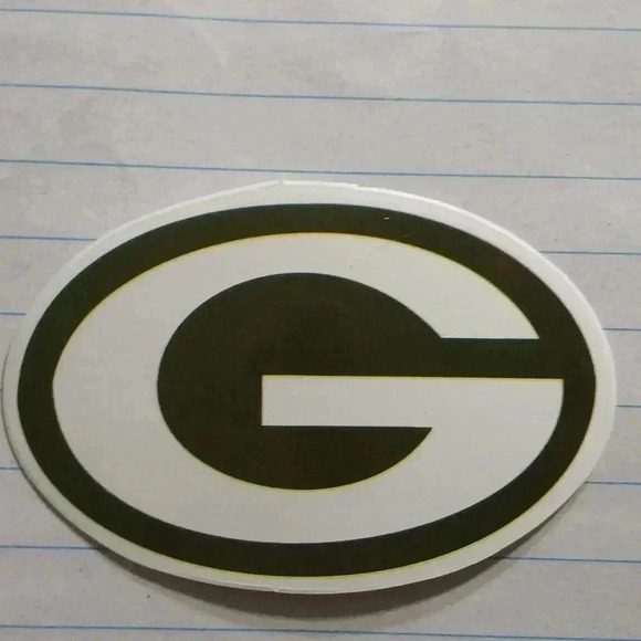 GREENBAY PACKERS  waterproof sticker..nwt..we bundle..enjoy - Picture 2 of 2